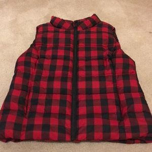 Ruff Hewen buffalo plaid vest